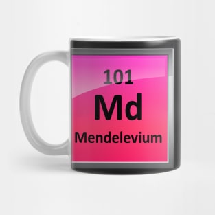 Mendelevium Periodic Table Element Symbol Mug